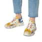 Women's Vibrant Sunrise Tie-Dye All Over Print Athletic Mesh Sneakers