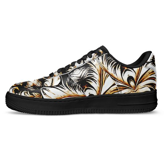 Women's Golden Baroque All-Over Print Core Low Shoes
