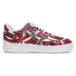 Men's Red Geometric Kaleidoscope pattern Core Low Shoes