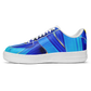 Women's Vibrant Blue Geometric All-Over Print Core Low Shoes