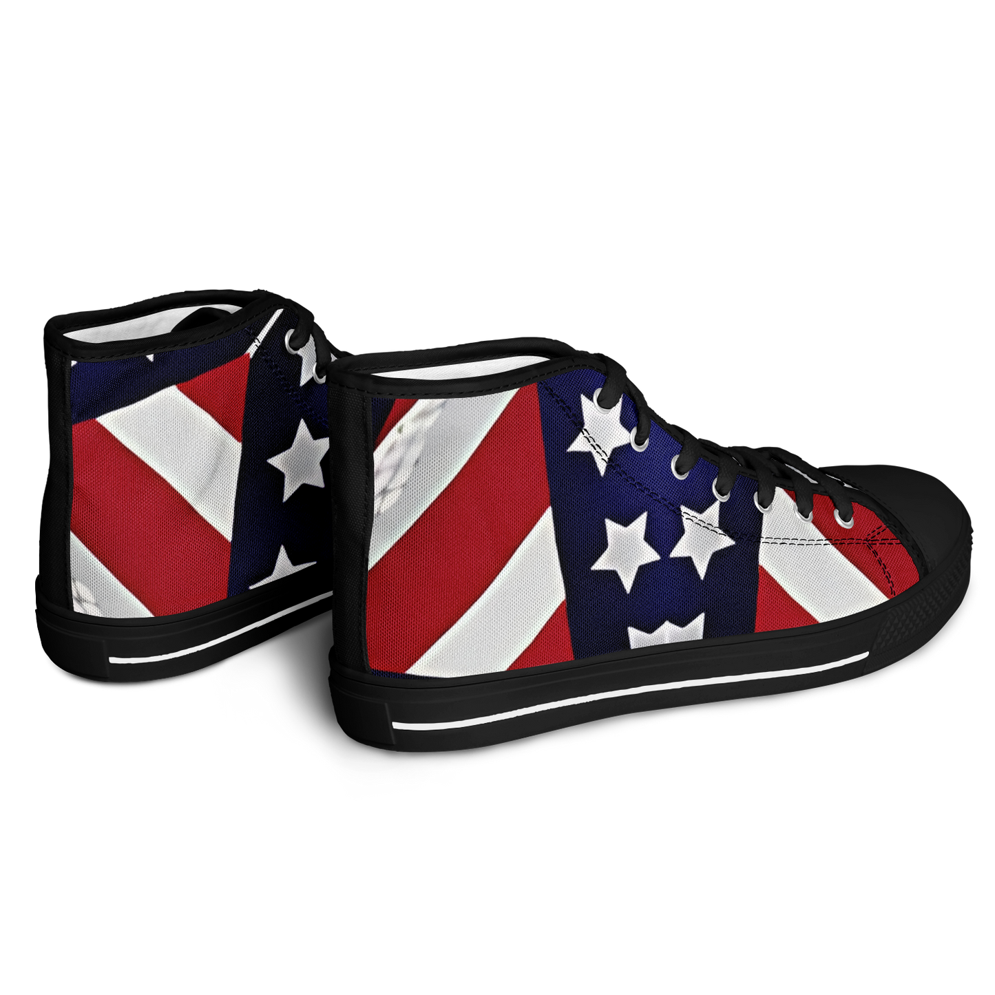 Men's Patriotic Star Flag Urban Peak High Top Shoes