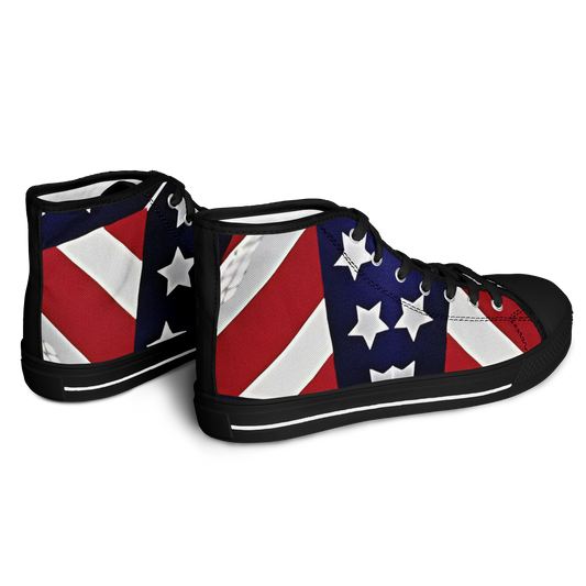 Men's Patriotic Star Flag Urban Peak High Top Shoes