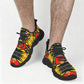 Men's Bold Colorful Aztec Pattern All-Over Print Twisted Sole Sneakers