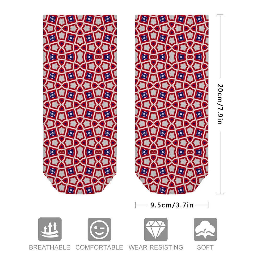 Women's Custom Unisex Polyester Thick Socks