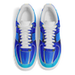 Women's Vibrant Blue Geometric All-Over Print Core Low Shoes