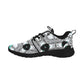 Men's Kaleidoscope Geometric Pattern All Over Print Pull Loop Sneakers