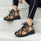 Women's Brown Geometric Pattern All-Over Print Twisted Sole Sneakers