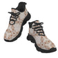Women's Neutral Boho Graphic Pattern All-Over Print Twisted Sole Sneakers