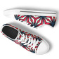 Men's Red, White & Blue Geometric Star Pattern All-Over Print Urban Peak Low Shoes