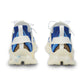 Men's  Blue Wave Abstract Pattern All Over Print Mesh Sneakers