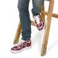 Men's Red Geometric Kaleidoscope pattern Core Low Shoes