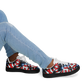 Men's Red White Blue Geometric Pattern All-Over Print Core Low Shoes