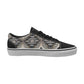 Men's Monochrome Geometric Pattern All Over Print Low Top Skateboarding Shoes