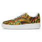 Women's Bold African Kente Inspired Pattern All-Over Print Core Low Shoes