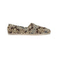 Women's Leopard Trendy Geometric Pattern All-Over Print Classic Canvas Slip-On