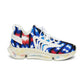 Women's American Flag Stars & Stripes Pattern All Over Print Mesh Sneakers