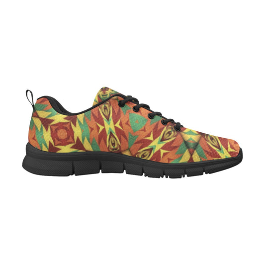 Women's  Bold Tribal Kaleidoscope Pattern Breathable Running Shoes