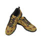 Men's Vibrant African Kente Geometric  Breathable Running Shoes.
