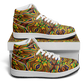 Men's Bold African Kente Inspired Pattern All-Over Print Motion High Top Shoes