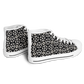 Women's Black Geometric Pattern Urban Peak High Top Shoes