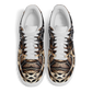 Women's Geometric Kaleidoscope Brown Pattern All Over Print Core Low Shoes