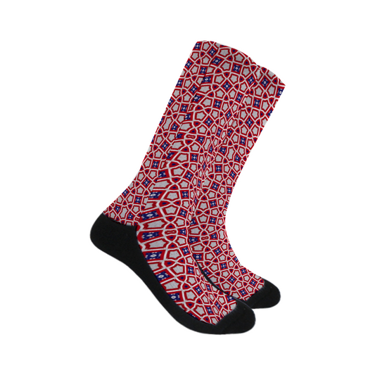 Men's Custom Unisex Polyester Thin Socks