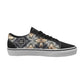 Men's Neutral Geometric Floral Pattern All Over print Low Top Skateboarding Shoes