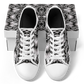 Men’s Black Intricate Silver Chain Tattoo Pattern Urban Peak Low Shoes