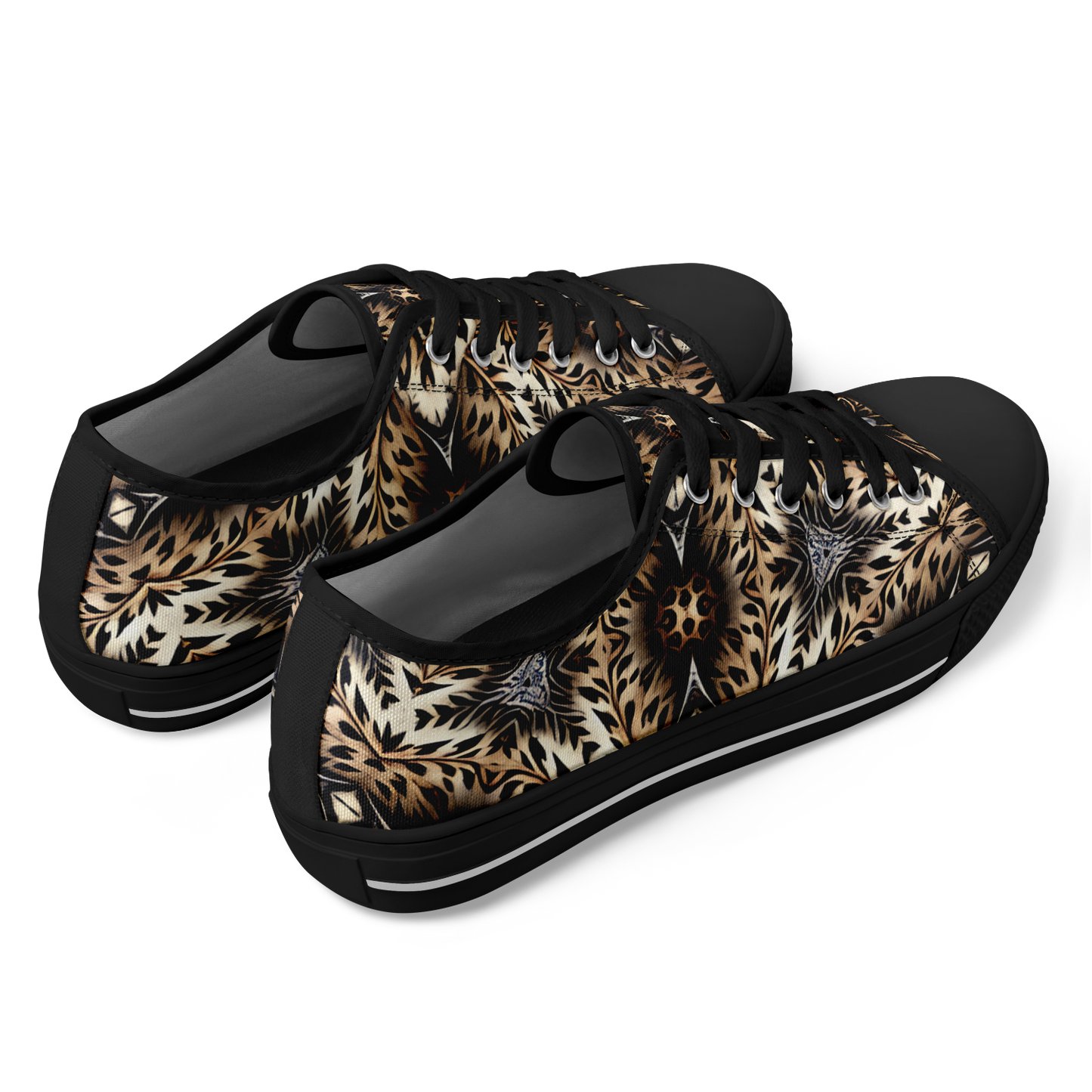 Men's Leopard Kaleidoscope Pattern All-Over Print Urban Peak Low Shoes