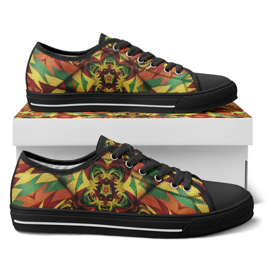 Men's Bold Tribal Kaleidoscope Pattern All Over Print All Over Print Urban Peak Low Shoes