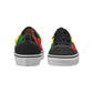 Men's Red Yellow Green and Black Stars Low Top Skateboarding Shoes