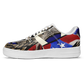 Men's Patriotic Star Kaleidoscope Pattern All-Over Print Core Low Shoes