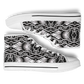 Women’s Black Intricate Silver Chain Tattoo Pattern High Urban Peak High Top Shoes