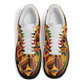 Men's Vibrant African Kente Geometric All-Over Print Core Low Shoes