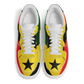 Women's Red Yellow Green and Black Stars Pattern All Over Print Urban Peak High Top Shoes