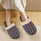 Women's Custom Fuzzy Plush Soft Non-slip Slippers