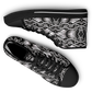 Men’s Black Intricate Silver Chain Tattoo Pattern High Urban Peak High Top Shoes