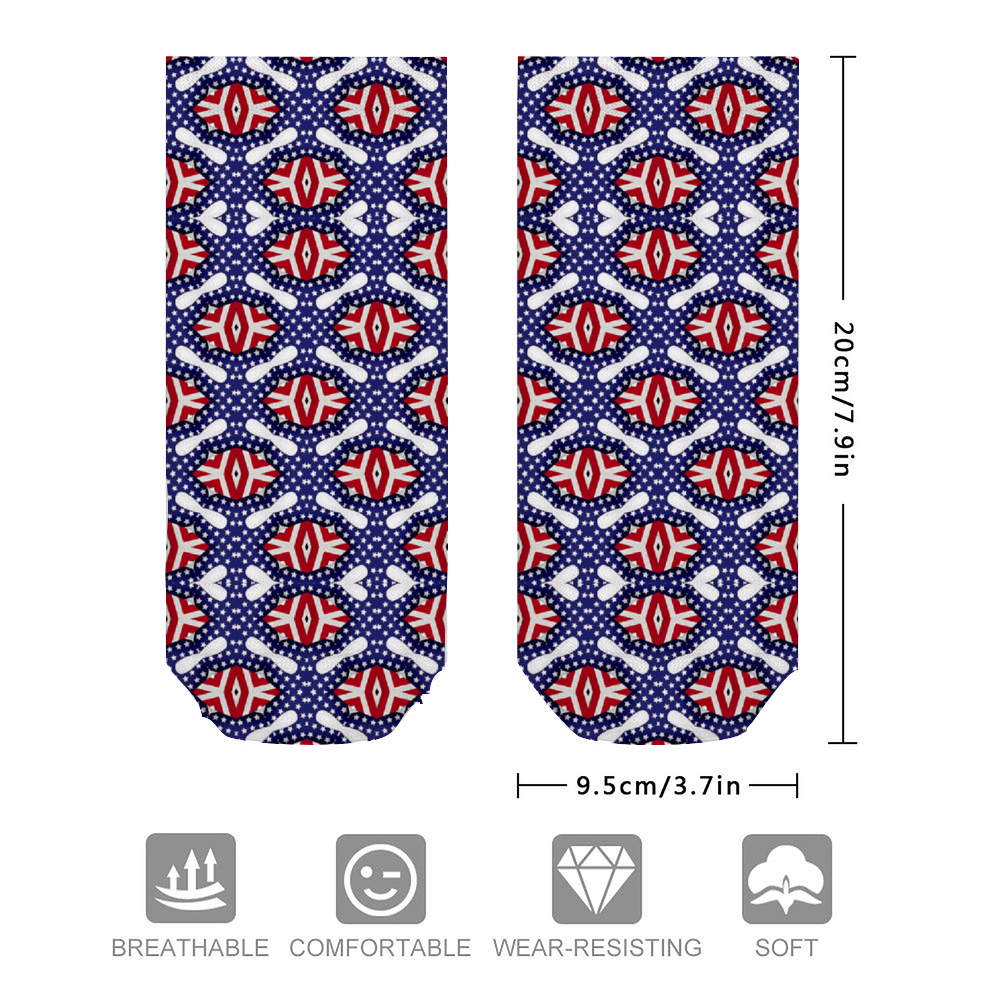 Women's Custom Unisex Polyester Thick Socks