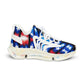 Men's American Flag Stars & Stripes Pattern All Over Print Mesh Sneakers