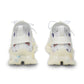 Men's White Blue & Red Patterned Mesh Sneakers