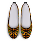 Women's Unisex Flat Leather Comfortable Round Toe Slip