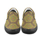 Men's Kaleidoscope Geo Pattern Unusual Slip-on Canvas Shoes