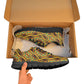 Men's Vibrant African Kente Geometric  Breathable Running Shoes.