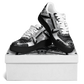 Women' Monochrome Gothic Kaleidoscope Pattern All Over Print Core Low Shoes