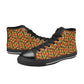 Men's Vibrant African Kente Geometric Pattern All-Over Print High Top Canvas Shoes