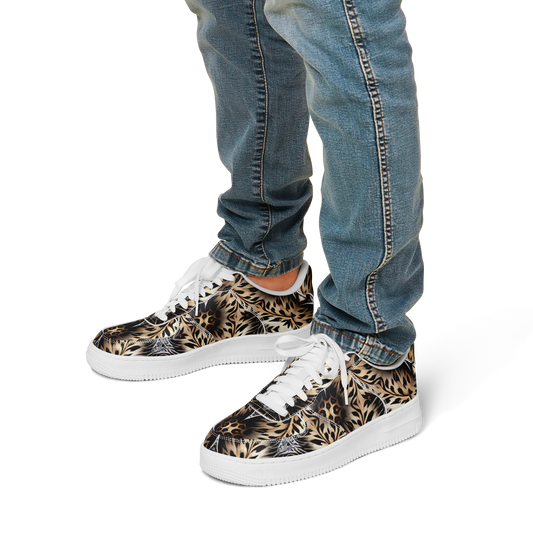 Men's Leopard Kaleidoscope Pattern All-Over Print Core Low Shoes