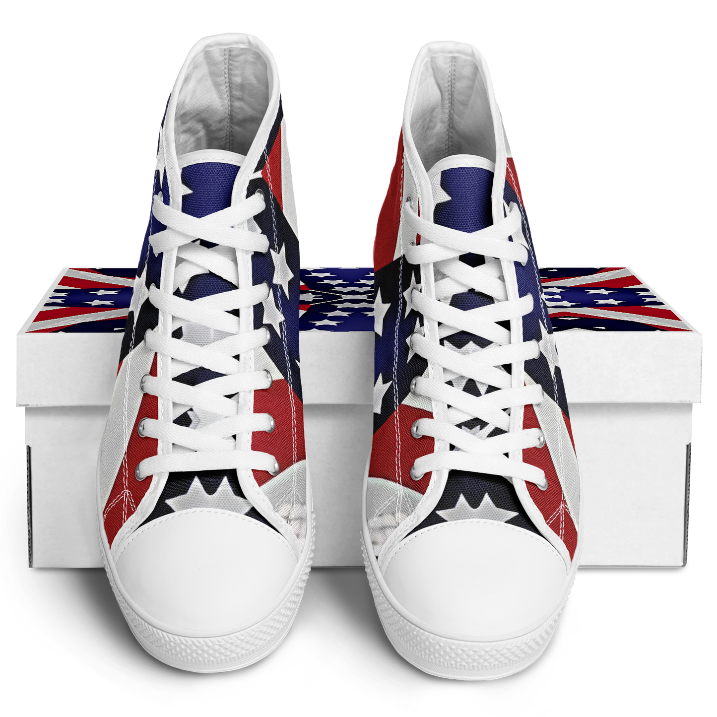 Women's Patriotic Star Flag Urban Peak High Top Shoes