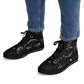 Men's Black & White Geometric All-Over Print Urban Peak High Top Shoes