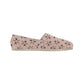 Women's Blush Pink Kaleidoscope Pattern Classic Canvas Slip-On