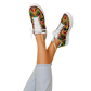 Women's  Vibrant African Kente Geometric All-Over Print Core Low Shoes